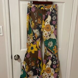 Free People Denim Hippie Bell Bottoms